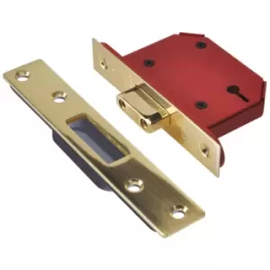 Union StrongBOLT 2103S 3 Lever Mortice Deadlock Polished Brass 68m...