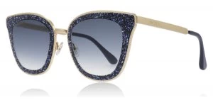 Jimmy Choo LIZZY/S Sunglasses Blue / Gold KY2 63mm