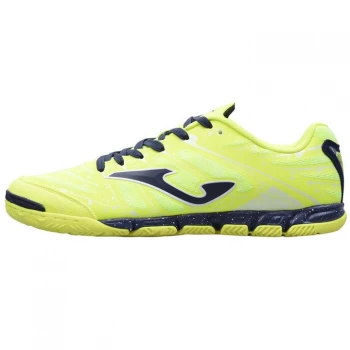 Joma Super Regata Indoor Football Trainers - FluYellow/Navy