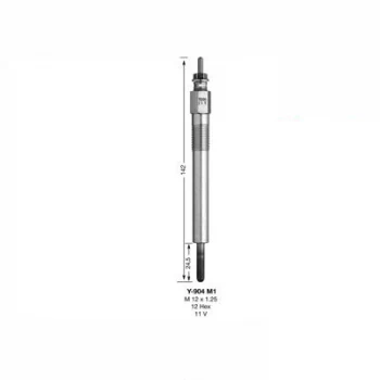 NGK Y-904M1 / 7995 Glow Plug Sheathed Y904M1