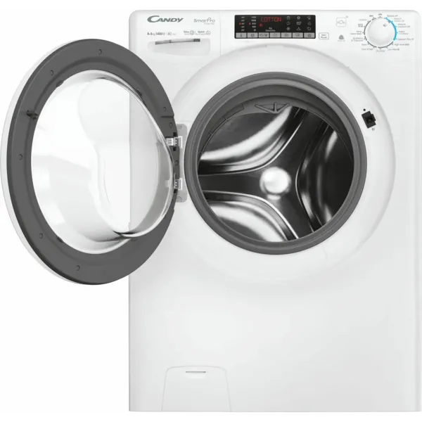 Candy Smart Pro Inverter CSOW4856TWM6-80 WiFi Connected 8KG / 5Kg Washer Dryer with 1400 rpm - White - D Rated [Wash&Dry], A Rated [Wash Only]