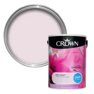 Crown Breatheasy Fairy Dust Matt Emulsion Paint 5L