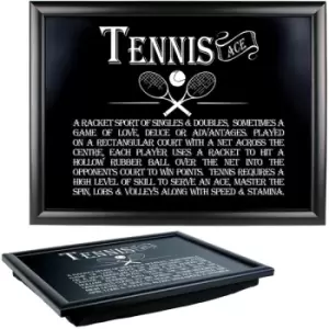 Ultimate Gift for Man 8880 Tennis Lap Tray Black