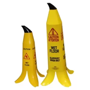 Banana Wet Floor Safety Cone - 900mm High