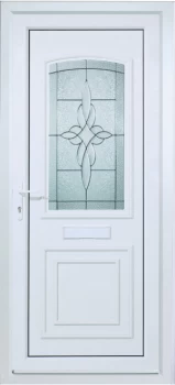 Wickes Medway Pre-hung Upvc Door 2085 x 920mm Left Hand Hung