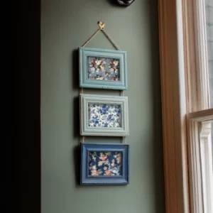 Sass & Belle Delilah Triple Photo Frame Blue