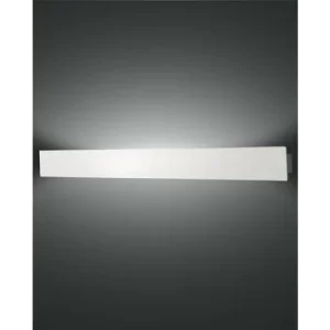 Fabas Luce Lotus Integrated LED Wall Light White Glass