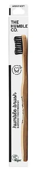 Humble Brush Adult Soft Black Toothbrush