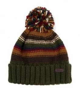 Barbour Harrow Beanie Hat - Olive