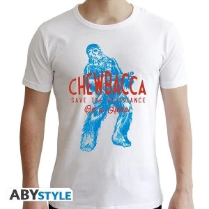 Star Wars - Chewbacca Mens Xx-Large T-Shirt - White