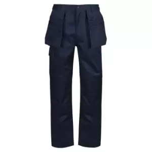 Regatta Mens Pro Cargo Trousers (40R) (Navy)