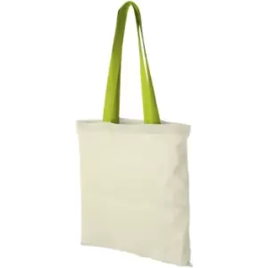 Bullet Nevada Cotton Tote (Pack Of 2) (One Size) (Natural/Apple Green)