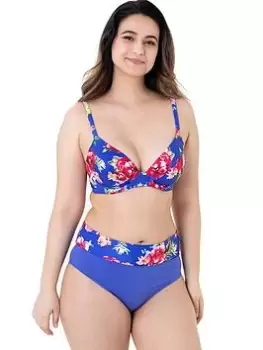 DORINA Classic Campora Hipster Bikini Brief, Blue, Size 10, Women