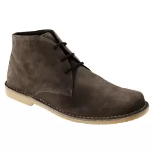 Roamers Mens Real Suede Fulfit Desert Boots (13 UK) (Sand)