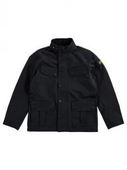 Barbour International Boys Summer Duke Jacket - Black, Size Age: 10-11 Years