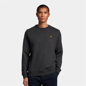 Mens Crew Neck Sweatshirt - Charcoal Marl - XXL