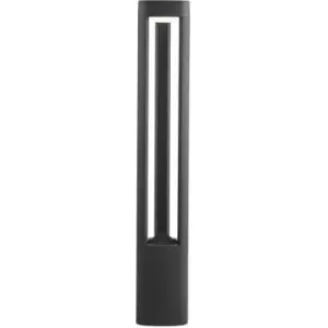 Searchlight Michigan - LED Outdoor Tall Aluminium Bollard Light Grey IP54