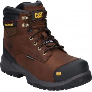 Caterpillar Spiro Waterproof Safety Boot Dark Brown Size 12