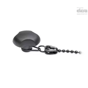 ELESA Solid knob-VTT.32-B-M6-LP