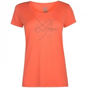 Millet T Shirt Ladies - Dark Coral