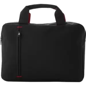 Bullet Detroit Conference Bag (33.5 x 6 x 24cm) (Solid Black/Red)