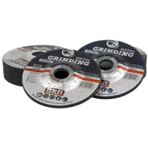 PTC115G12 Grinding Disc Ø115 x 6mm Ø22mm Bore (12 Pack) - Sealey