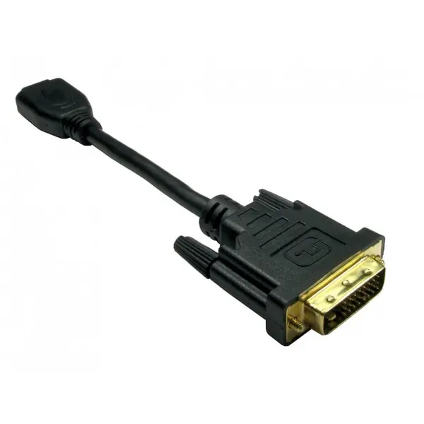 Cables Direct Leaded Male DVI-D to Female HDMI Adapter