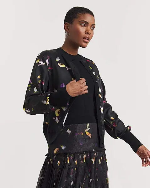 Ted Baker Janta Cardigan Black Female 8 TW36801