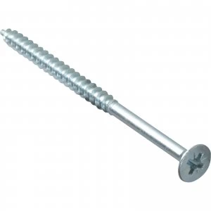 Forgefix Multi Purpose Zinc Plated Screws 6mm 80mm Pack of 200