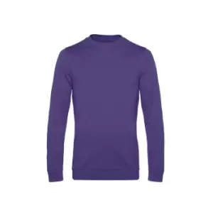 B&C Mens Set In Sweatshirt (L) (Radiant Purple)