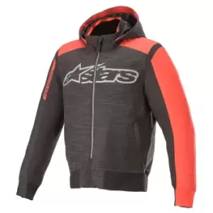 Alpinestars Rhod Windstopper Black Bright Red Hoodie M