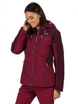 Regatta Highton Stretch Padded Waterproof Jacket - Purple, Size 14, Women