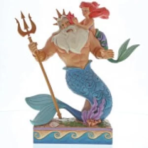 Enesco Disney Traditions Daddy's Little Princess - Ariel and Triton Figurine 25cm