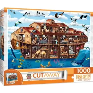 Masterpieces Puzzle Cutaway Noah's Ark Ez Grip Puzzle 1000 piece jigsaw puzzle