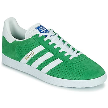 adidas GAZELLE mens Shoes Trainers in Green