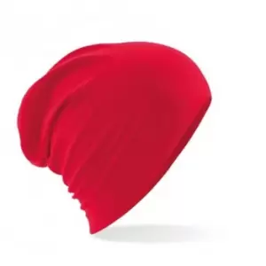 Beechfield Mens Hemsedal Slouch Beanie (One Size) (Classic Red)