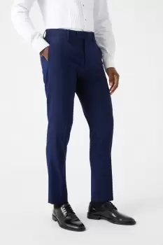 Mens Slim Fit Navy Tuxedo Suit Trousers