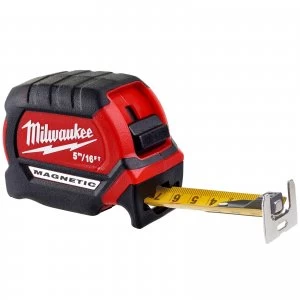 Milwaukee MAG Tape Measure Imperial & Metric 16ft / 5m 27mm