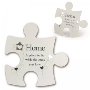 Sentiment Jigsaw Wall Art - Home