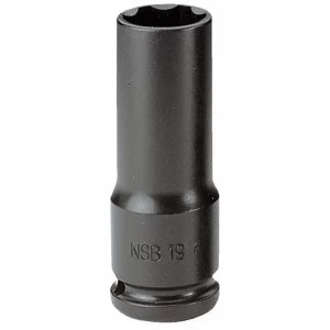 Facom 1/2" Drive Hexagon Impact Socket 1/2" 18mm