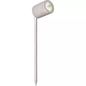 Collingwood 3W Silver Straight to Mains LED Garden Spike Light 38 Degree - Natural White