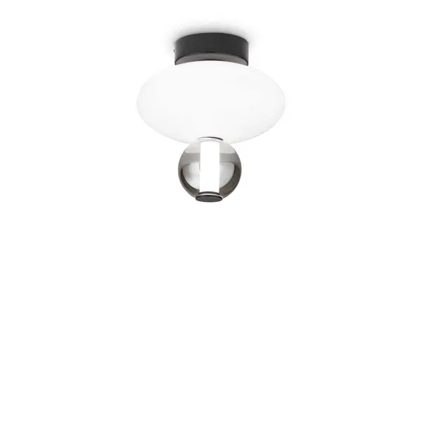 Lumiere Integrated LED Semi Flush Light Black 2350Lm 3000K