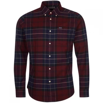 Barbour Lutsleigh Shirt - Merlot RE94