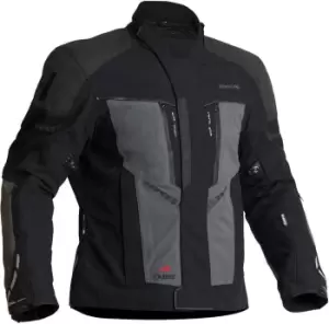 Halvarssons Vansbro Waterproof Motorcycle Textile Jacket, black-grey, Size 58, black-grey, Size 58