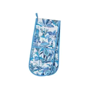 Ulster Weavers India Blue Double Oven Glove