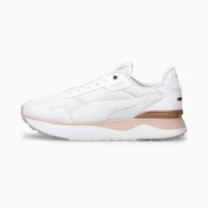 PUMA R78 Voyage Youth Trainers, White/Lotus Size 3 Shoes