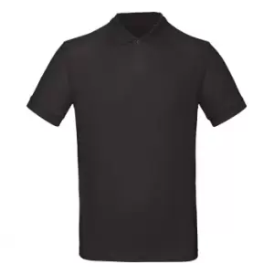 B&C Mens Inspire Polo (Pack of 2) (M) (Jet Black)