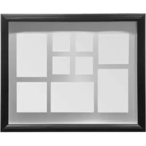 Premier Housewares Black 9 Multi Photo Frame