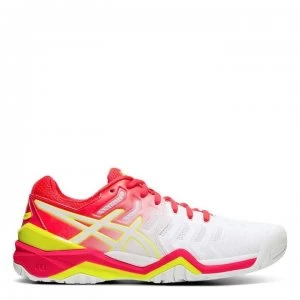 Asics Gel Resolution Trainers Ladies - White/Pink