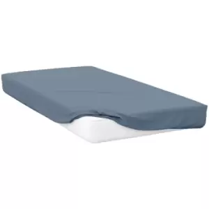 Belledorm 200 Thread Count Egyptian Cotton Fitted Sheet (Single) (Storm) - Storm